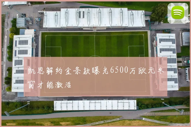 凯恩解约金条款曝光6500万欧元冬窗才能激活